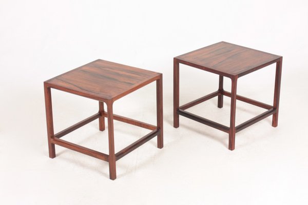 Mid-Century Rosewood Side Tables from Aksel Kjersgaard, 1950s, Set of 2-FK-704953