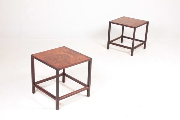 Mid-Century Rosewood Side Tables from Aksel Kjersgaard, 1950s, Set of 2-FK-704945