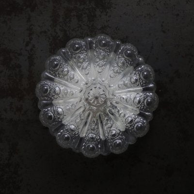 Mid-Century Round Clear Glass Sconce-BLS-2020707