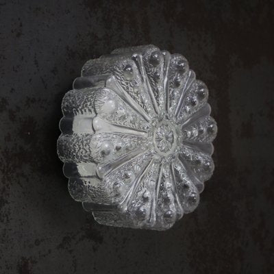 Mid-Century Round Clear Glass Sconce-BLS-2020707