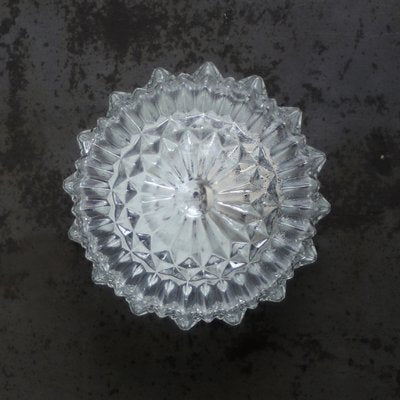 Mid-Century Round Clear Glass Wall Light-BLS-2025992