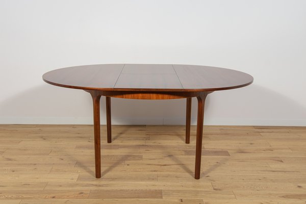 Mid-Century Round Rosewood Extendable Dining Table from McIntosh, United Knigdom, 1960s-NIT-2041136