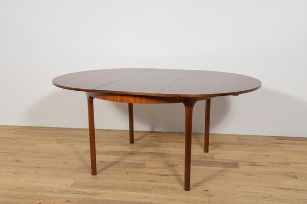 Mid-Century Round Rosewood Extendable Dining Table from McIntosh, United Knigdom, 1960s-NIT-2041136