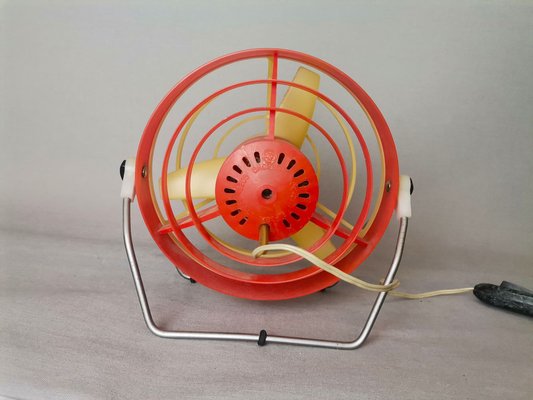 Mid-Century Round Rotating Electric Table Fan Air Ventilator, 1978-SCS-1765301