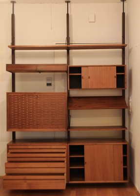 Mid-Century Royal System Wall Shelf by Poul Cadovius for Cado, Denmark, 1960s-SY-1255467