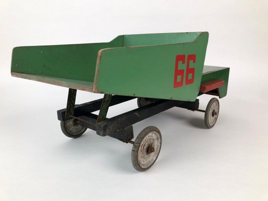 Mid-Century Russian Toy Truck in Wood, 1950s-BAF-763504