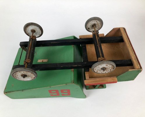 Mid-Century Russian Toy Truck in Wood, 1950s-BAF-763504