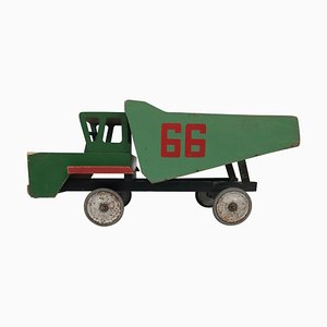 Mid-Century Russian Toy Truck in Wood, 1950s-BAF-763504