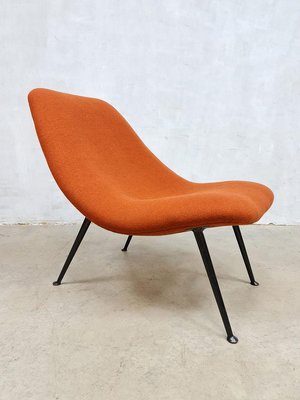 Mid-Century Rusty Orange Easy Chair by Theo Ruth for Artifort-BW-1168491