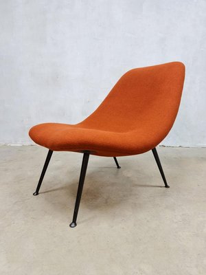 Mid-Century Rusty Orange Easy Chair by Theo Ruth for Artifort-BW-1168491