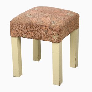 Mid-Century Salmon Stool-HGJ-868958