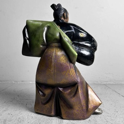 Mid-Century Samurai Warrior Statue, Takaoka, Japan, 1960s-DWL-1799429