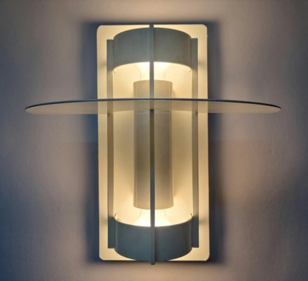 Mid-Century Saturn Wall Lamps attributed from Louis Poulsen, Denmark, 1970, Set of 2-TZ-1377615