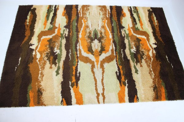 Mid-Century Scandinavian Abstract Rug, 1970s-TZ-973358