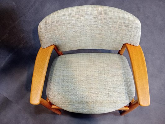 Mid-Century Scandinavian Armchair by Ejnar Larsen & Aksel Bender for Fritz Hansen, 1960s-EYI-1729608