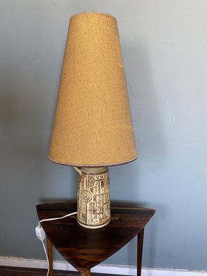 Mid-Century Scandinavian Bava Ceramic Lamp in Modern Style, 1960s-DE-1240905