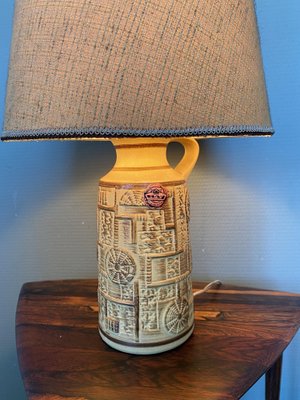 Mid-Century Scandinavian Bava Ceramic Lamp in Modern Style, 1960s-DE-1240905