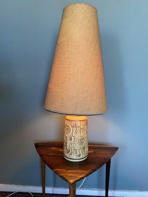 Mid-Century Scandinavian Bava Ceramic Lamp in Modern Style, 1960s-DE-1240905