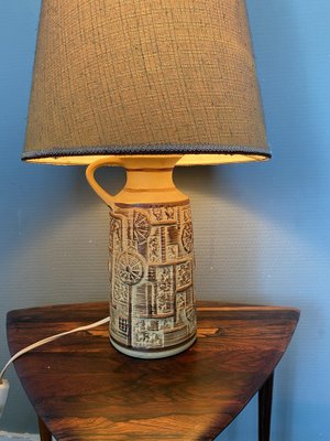 Mid-Century Scandinavian Bava Ceramic Lamp in Modern Style, 1960s-DE-1240905