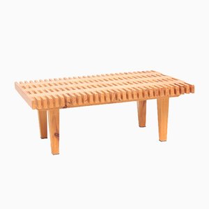 Mid-Century Scandinavian Bench in Pine, 1970s-FK-1000463