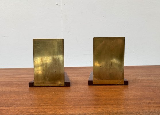 Mid-Century Scandinavian Bookends in Teak, 1960s, Set of 2-UAH-1438730