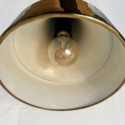 Mid-Century Scandinavian Brass Pendant Lamp by Eje Ahlgren for Bergboms, 1960s-LIV-2028282