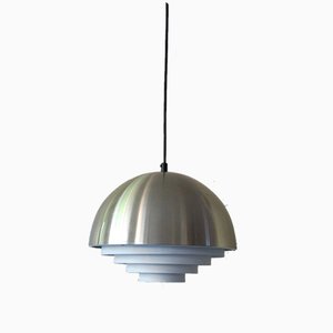 Mid-Century Scandinavian Brass Pendant Light, 1960s-CC-971791