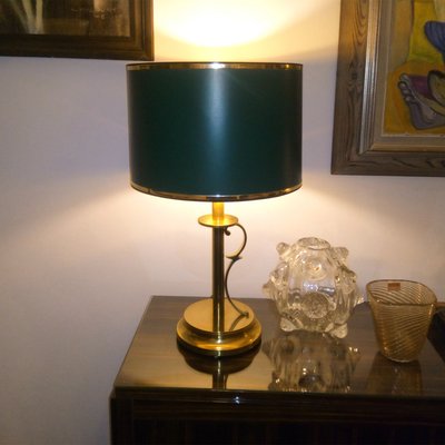 Mid-Century Scandinavian Brass Table Lamps from AB Stilarmatur Tranås, 1960s, Set of 2-YGE-583468