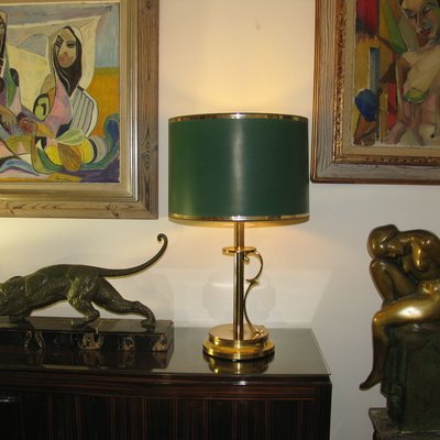 Mid-Century Scandinavian Brass Table Lamps from AB Stilarmatur Tranås, 1960s, Set of 2-YGE-583468