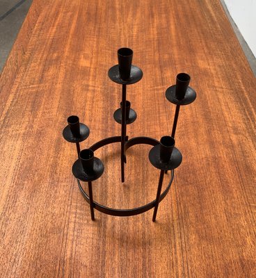 Mid-Century Scandinavian Brutalist Candleholder from Ystad-UAH-952065