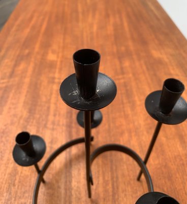 Mid-Century Scandinavian Brutalist Candleholder from Ystad-UAH-952065