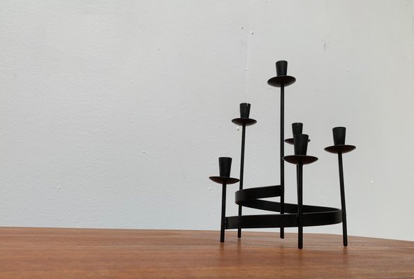 Mid-Century Scandinavian Brutalist Candleholder from Ystad-UAH-952065