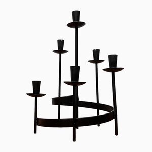 Mid-Century Scandinavian Brutalist Candleholder from Ystad-UAH-952065