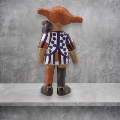 Mid-Century Scandinavian Chamotte Stoneware Pippi Longstocking by Lisa Larson for Gustavsberg, 1967-UAS-1740858