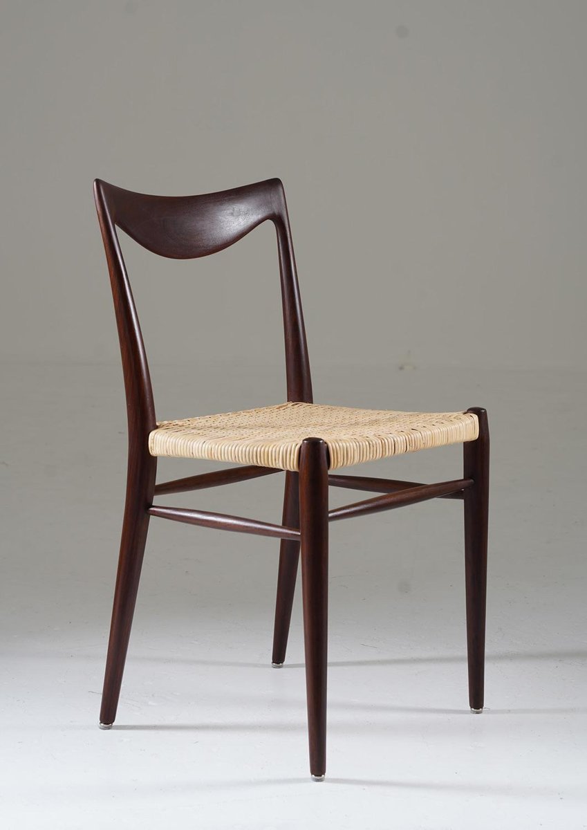 Mid-Century Scandinavian Dining Chairs Bambi attributed to Rastad & Relling for Gustav Bahus, 1960s, Set of 6