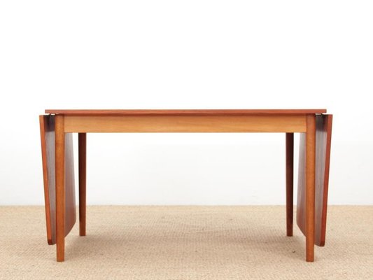 Mid-Century Scandinavian Dining Table with Drop Leaves, 1960s-PI-601766