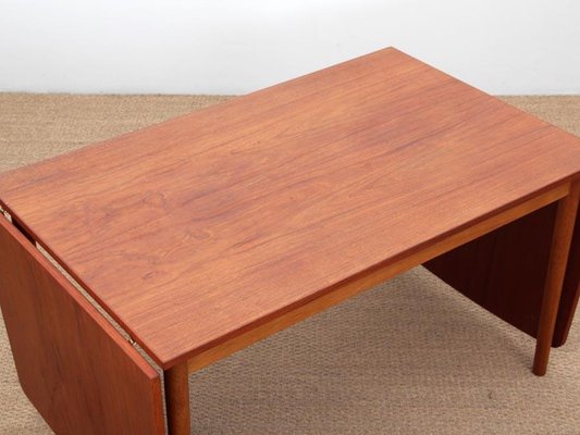 Mid-Century Scandinavian Dining Table with Drop Leaves, 1960s-PI-601766