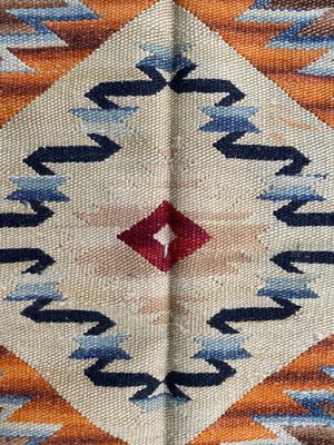 Mid-Century Scandinavian Flat Woven Kilim Rug-YMM-1131891