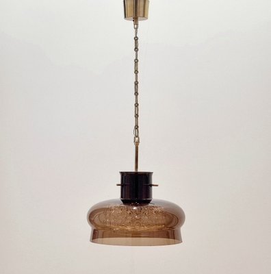 Mid-Century Scandinavian Glass Ceiling Light Neptune Model attributed to Carl Fagerlund for Orrefors, 1960s-BMM-1781266