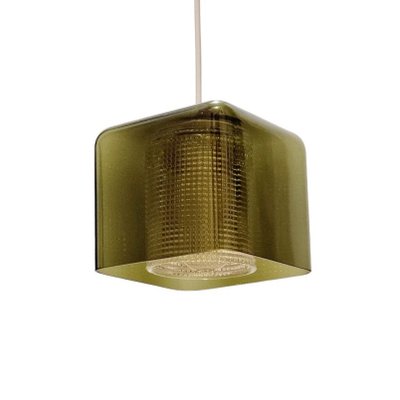 Mid-Century Scandinavian Glass Ceiling Pendant attributed to Carl Fagerlund for Orrefors, Sweden, 1960s-BMM-2035720