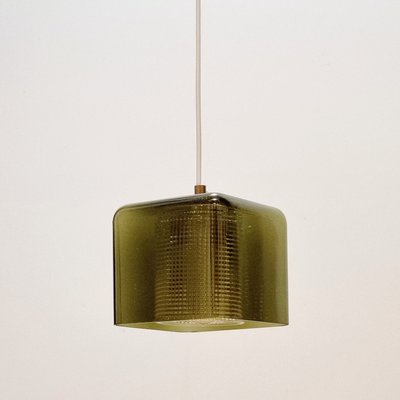 Mid-Century Scandinavian Glass Ceiling Pendant attributed to Carl Fagerlund for Orrefors, Sweden, 1960s-BMM-2035720