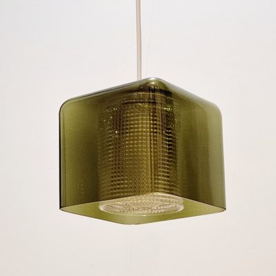 Mid-Century Scandinavian Glass Ceiling Pendant attributed to Carl Fagerlund for Orrefors, Sweden, 1960s-BMM-2035720