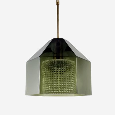 Mid-Century Scandinavian Glass Pendant Light by Carl Fagerlund for Orrefors, 1960s-BMM-2032155