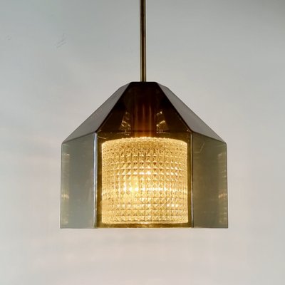 Mid-Century Scandinavian Glass Pendant Light by Carl Fagerlund for Orrefors, 1960s-BMM-2032155