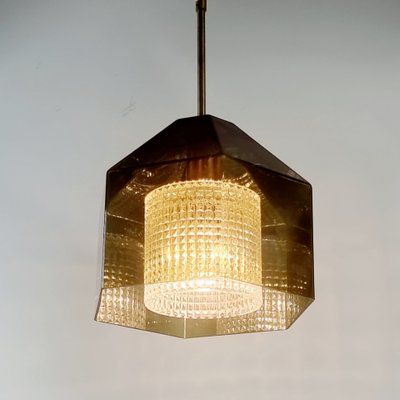 Mid-Century Scandinavian Glass Pendant Light by Carl Fagerlund for Orrefors, 1960s-BMM-2032155