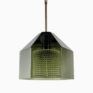 Mid-Century Scandinavian Glass Pendant Light by Carl Fagerlund for Orrefors, 1960s-BMM-2032155