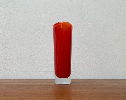 Mid-Century Scandinavian Glass Vase, 1960s-UAH-1334598