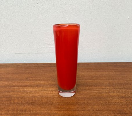 Mid-Century Scandinavian Glass Vase, 1960s-UAH-1334598