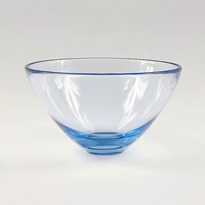 Mid-Century Scandinavian Minimalist Glass Bowl by Per Lütken for Holmegaard, Denmark, 1960s-BMM-1615166