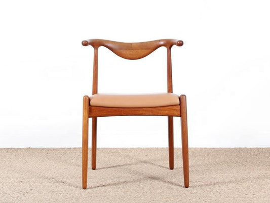 Mid-Century Scandinavian Model Bull Chair by Knud Faerch